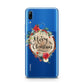 Merry Christmas Log Floral Huawei P Smart Z
