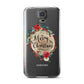Merry Christmas Log Floral Samsung Galaxy S5 Case