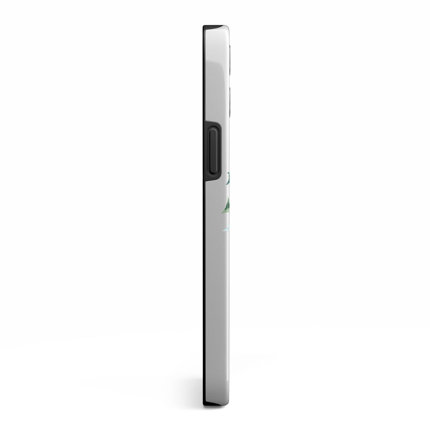 Merry Christmas Log Floral iPhone 13 Pro Max Side Image 3D Tough Case