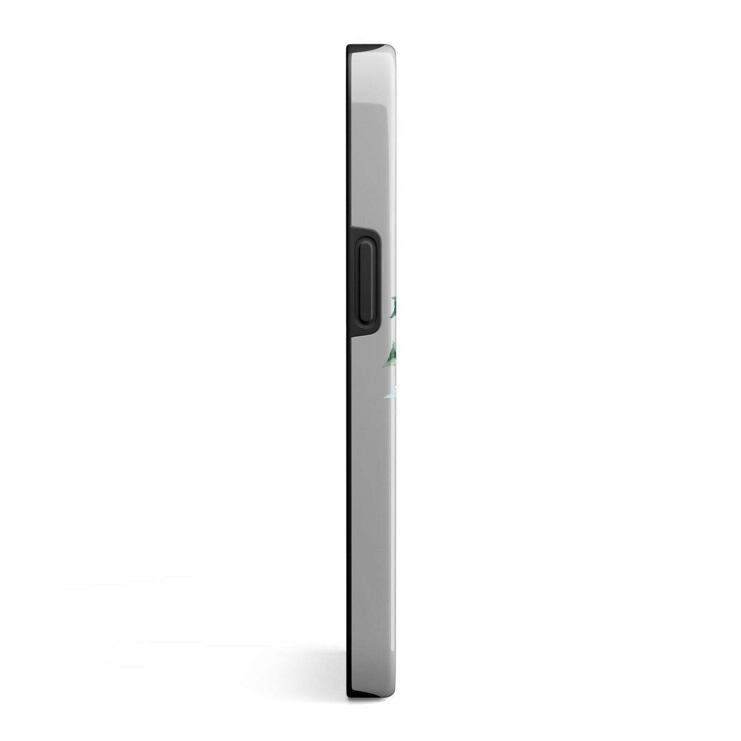 Merry Christmas Log Floral iPhone 13 Side Image 3D Tough Case