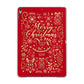 Merry Christmas Personalised Apple iPad Grey Case