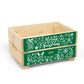 Merry Christmas Personalised Christmas Eve Crate Box Back Image