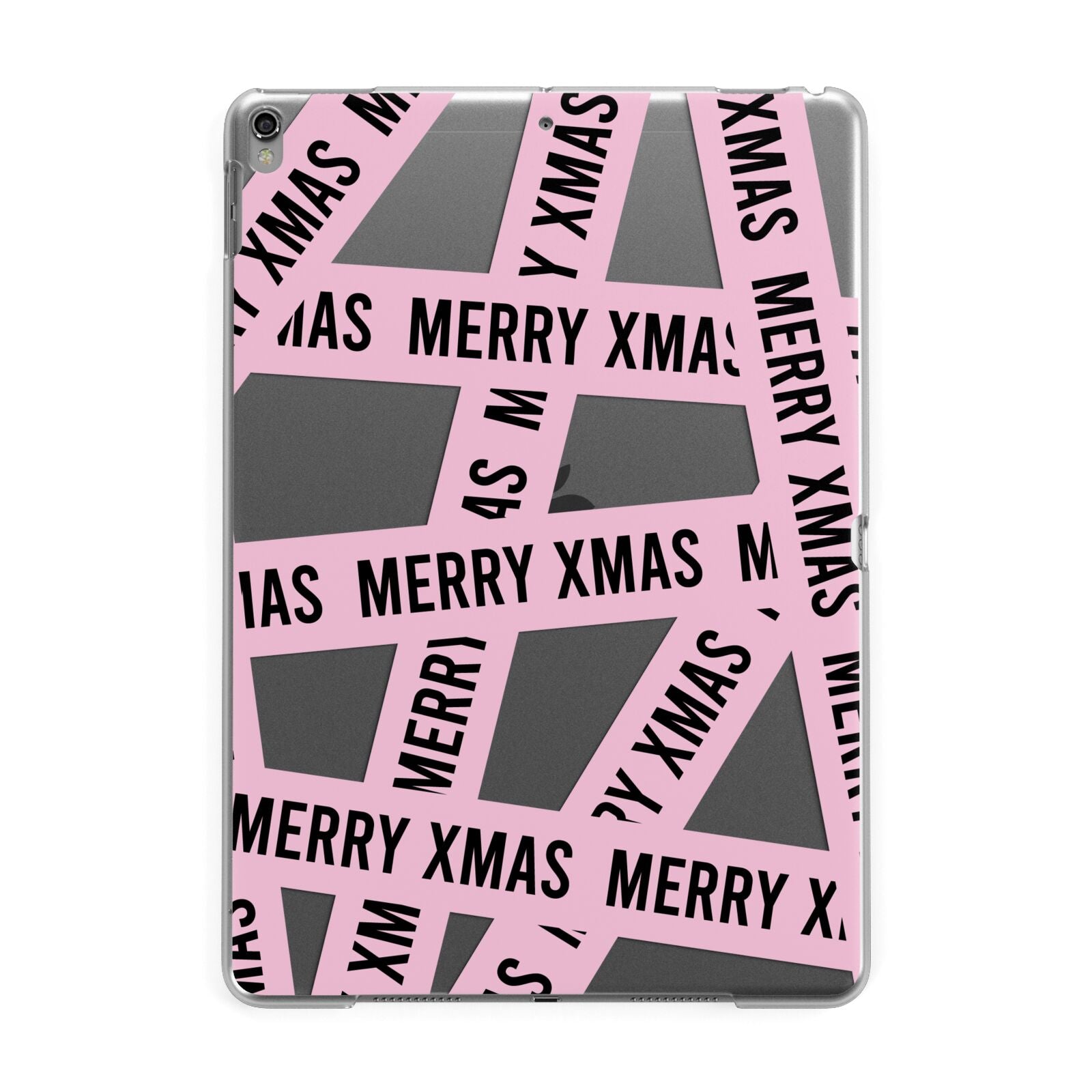 Merry Christmas Tape Apple iPad Grey Case