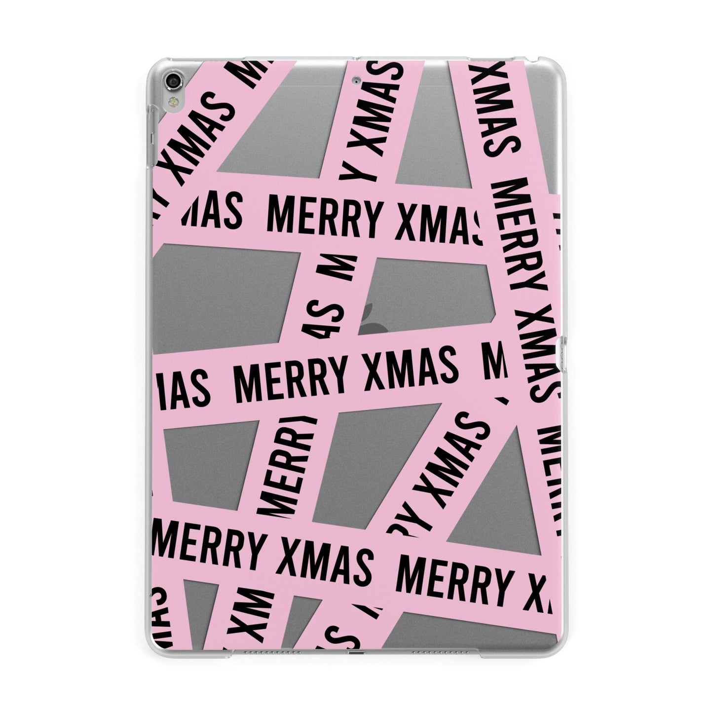 Merry Christmas Tape Apple iPad Silver Case