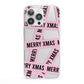 Merry Christmas Tape iPhone 13 Pro Clear Bumper Case