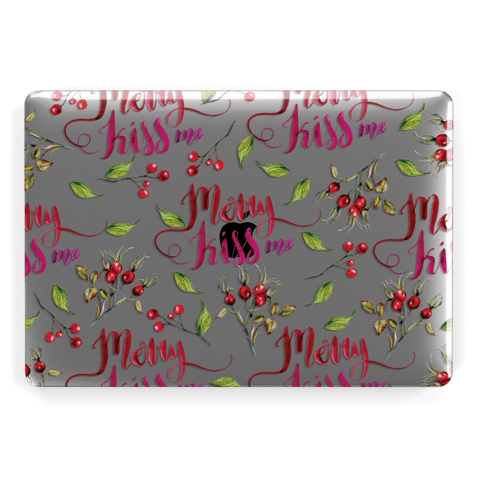 Merry kiss me Apple MacBook Case