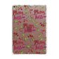 Merry kiss me Apple iPad Rose Gold Case