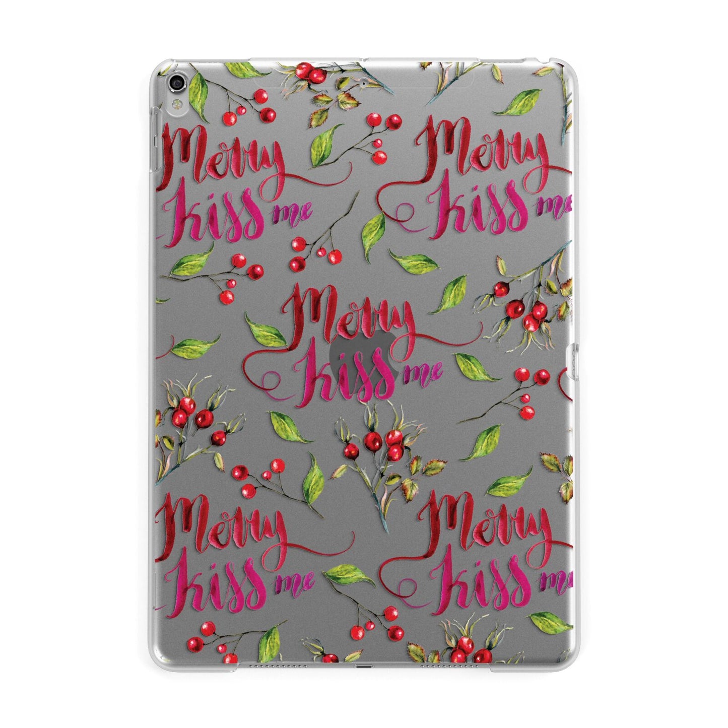 Merry kiss me Apple iPad Silver Case