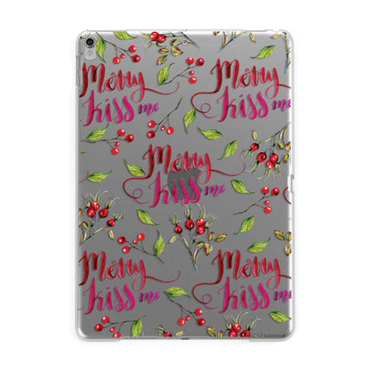 Merry kiss me Apple iPad Silver Case