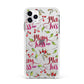 Merry kiss me Apple iPhone 11 Pro Max in Silver with White Impact Case