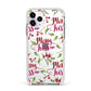 Merry kiss me Apple iPhone 11 Pro in Silver with White Impact Case