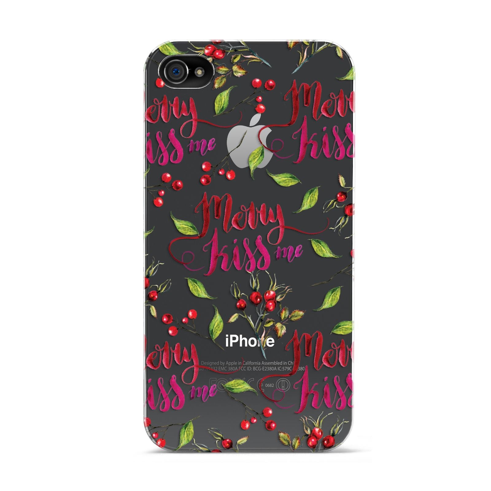 Merry kiss me Apple iPhone 4s Case