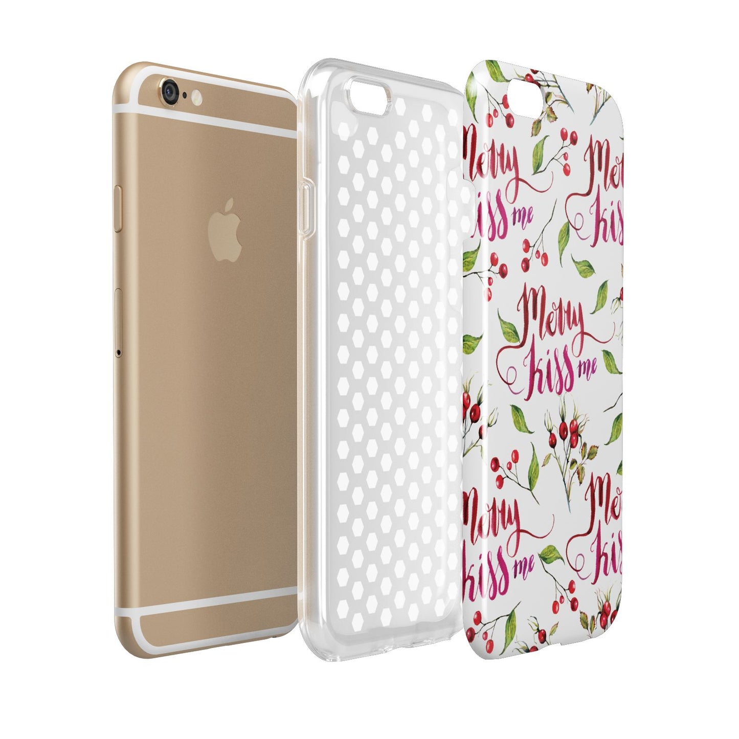 Merry kiss me Apple iPhone 6 3D Tough Case Expanded view