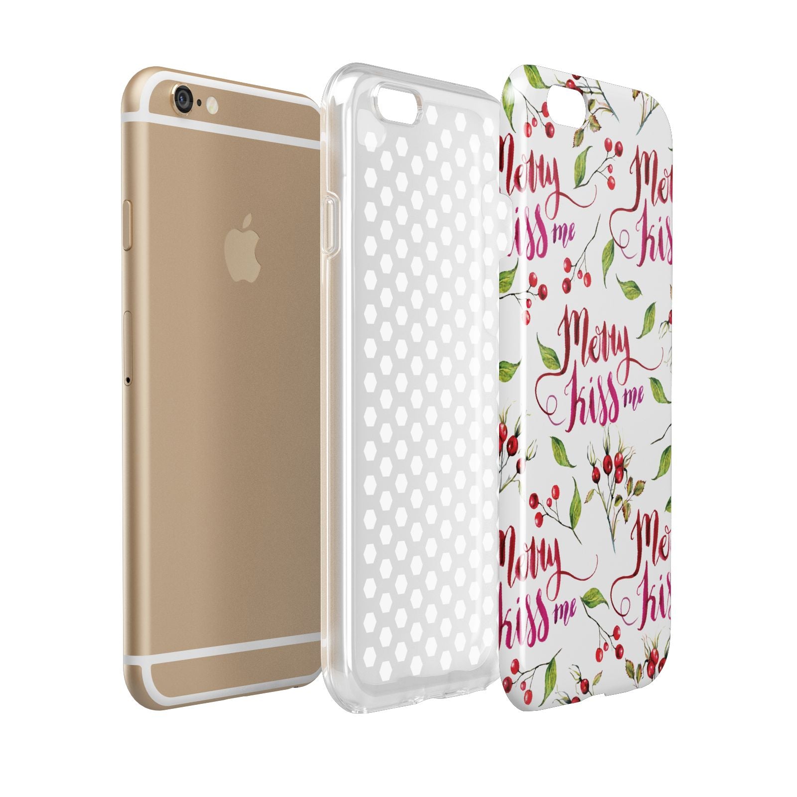 Merry kiss me Apple iPhone 6 3D Tough Case Expanded view