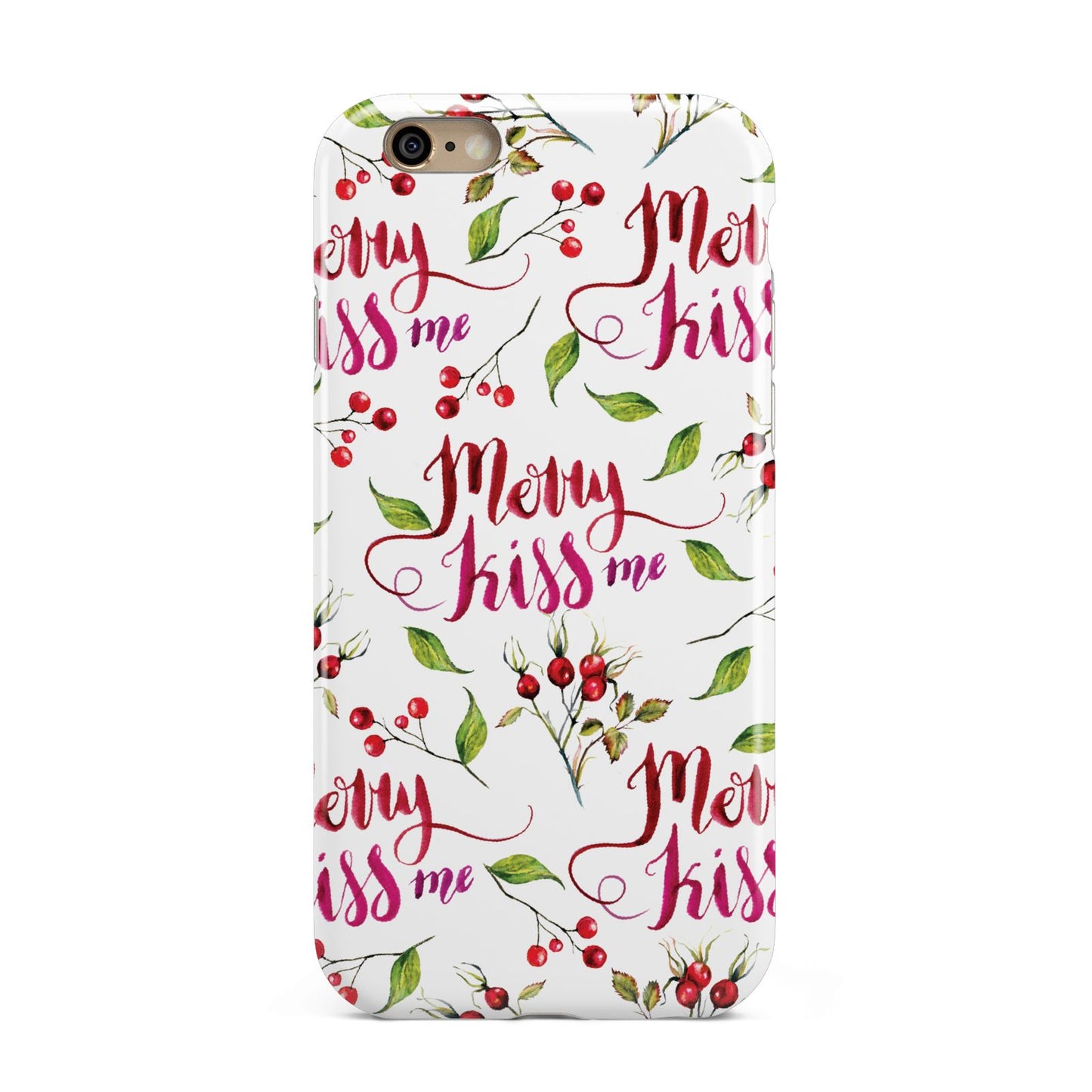 Merry kiss me Apple iPhone 6 3D Tough Case