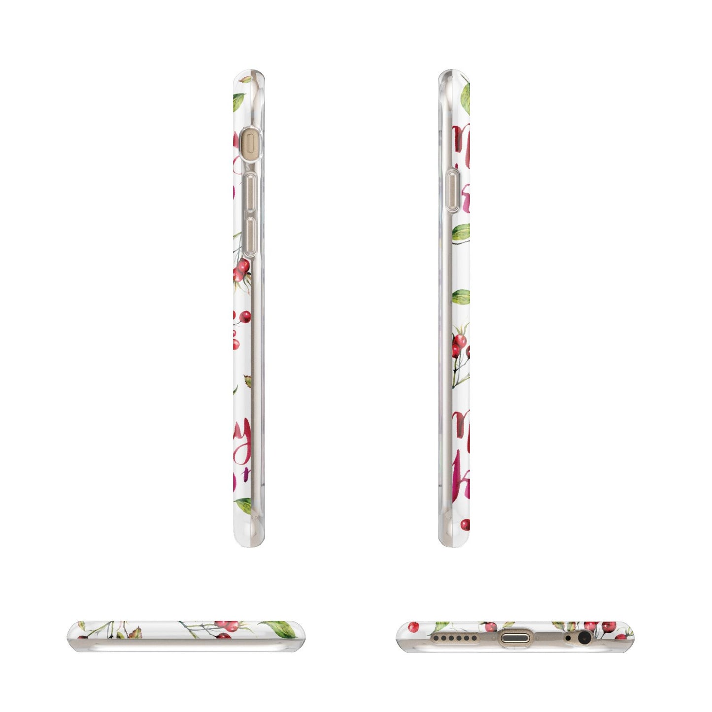 Merry kiss me Apple iPhone 6 3D Wrap Tough Case Alternative Image Angles