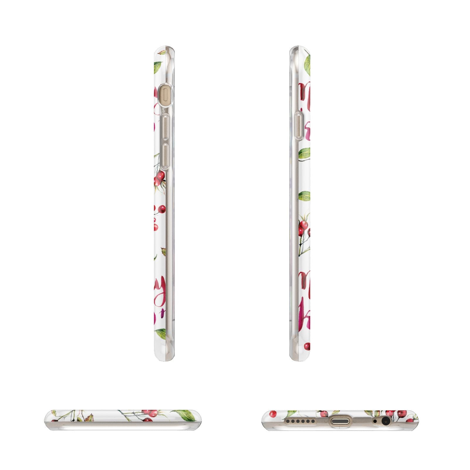 Merry kiss me Apple iPhone 6 3D Wrap Tough Case Alternative Image Angles