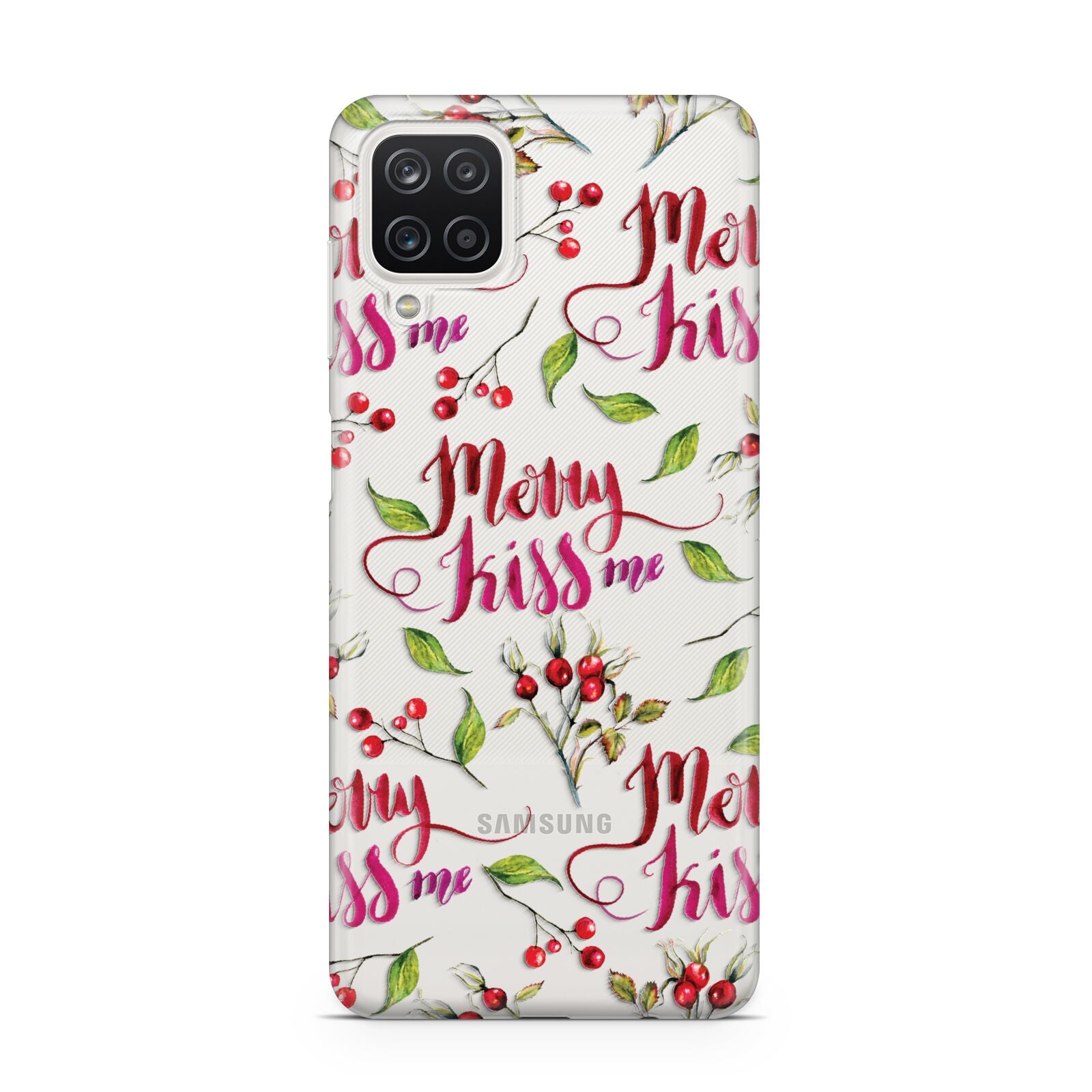 Merry kiss me Samsung A12 Case