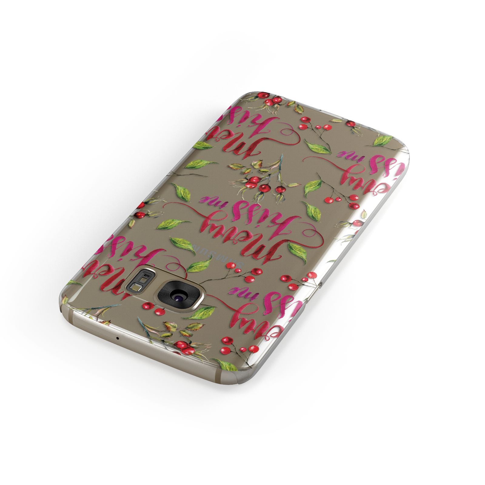 Merry kiss me Samsung Galaxy Case Front Close Up