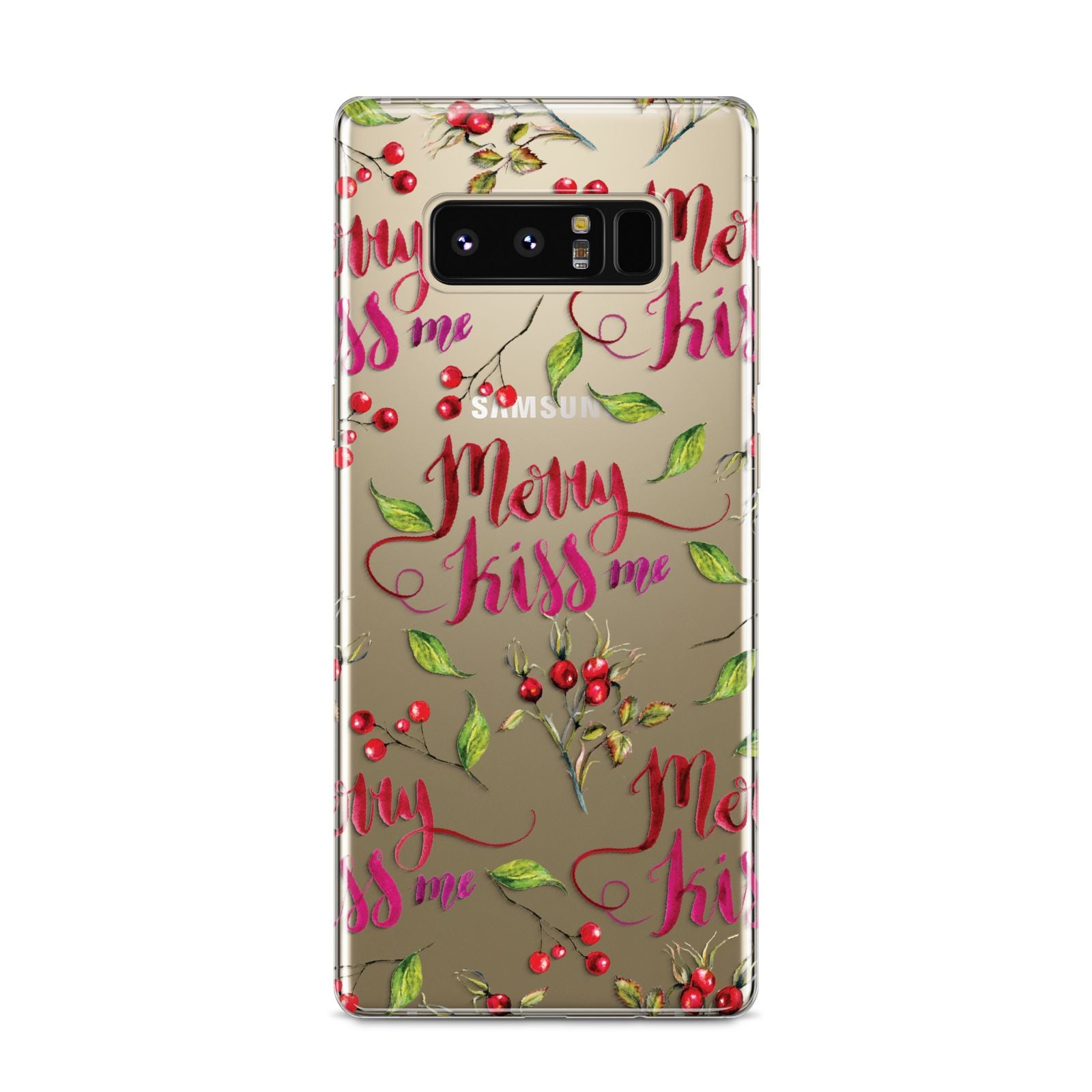 Merry kiss me Samsung Galaxy S8 Case