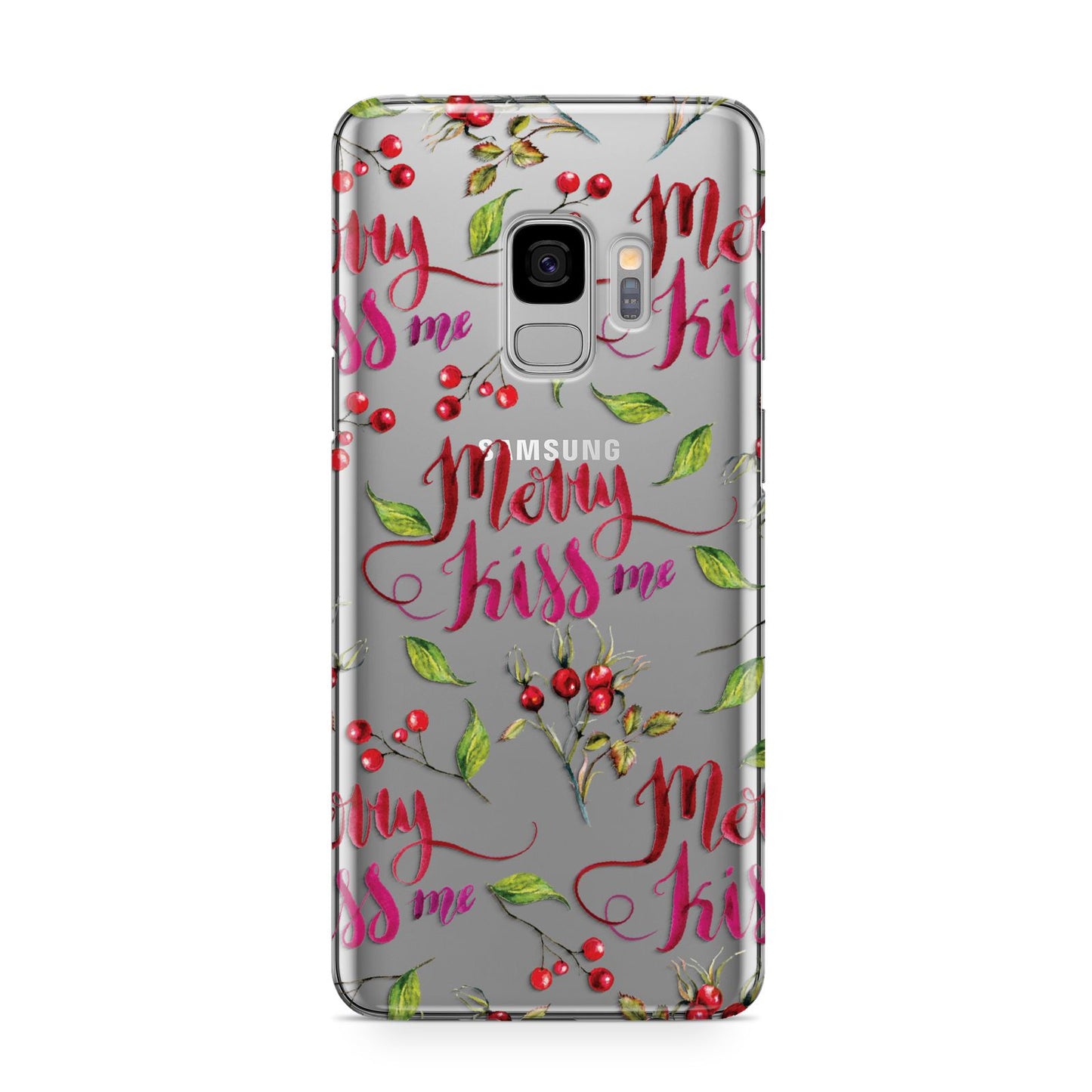 Merry kiss me Samsung Galaxy S9 Case