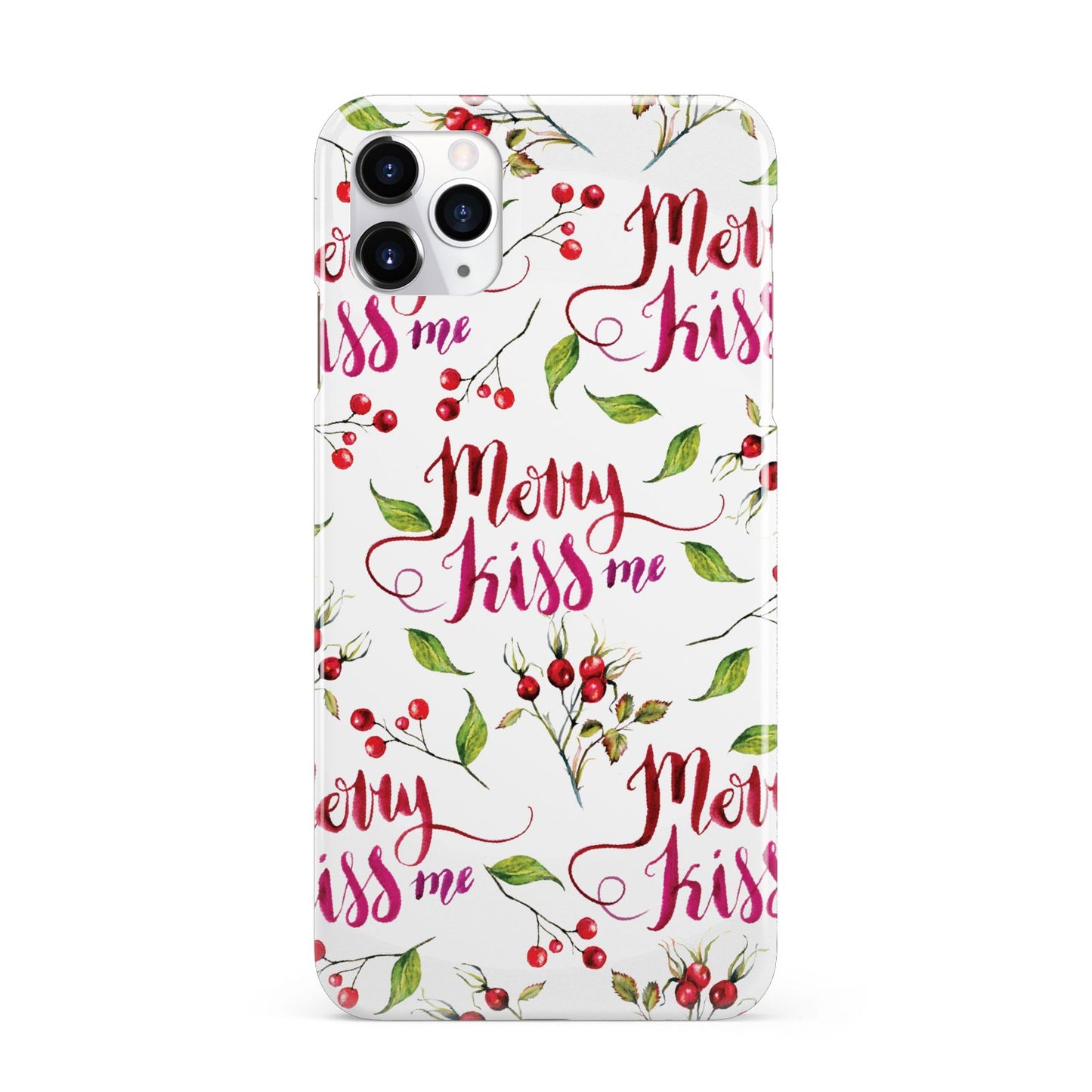 Merry kiss me iPhone 11 Pro Max 3D Snap Case