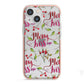 Merry kiss me iPhone 13 Mini TPU Impact Case with Pink Edges