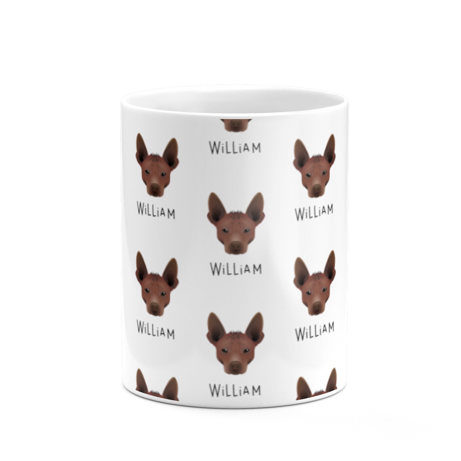 Mexican Hairless Icon with Name 10oz Mug Alternative Image 7