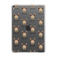 Mexican Hairless Icon with Name Apple iPad Grey Case