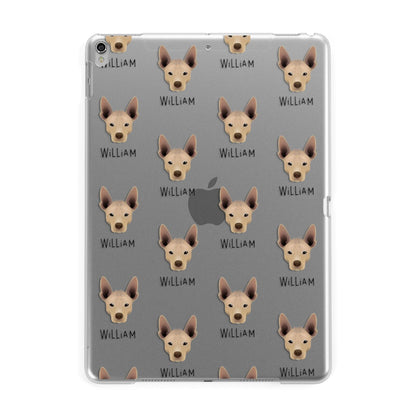 Mexican Hairless Icon with Name Apple iPad Silver Case