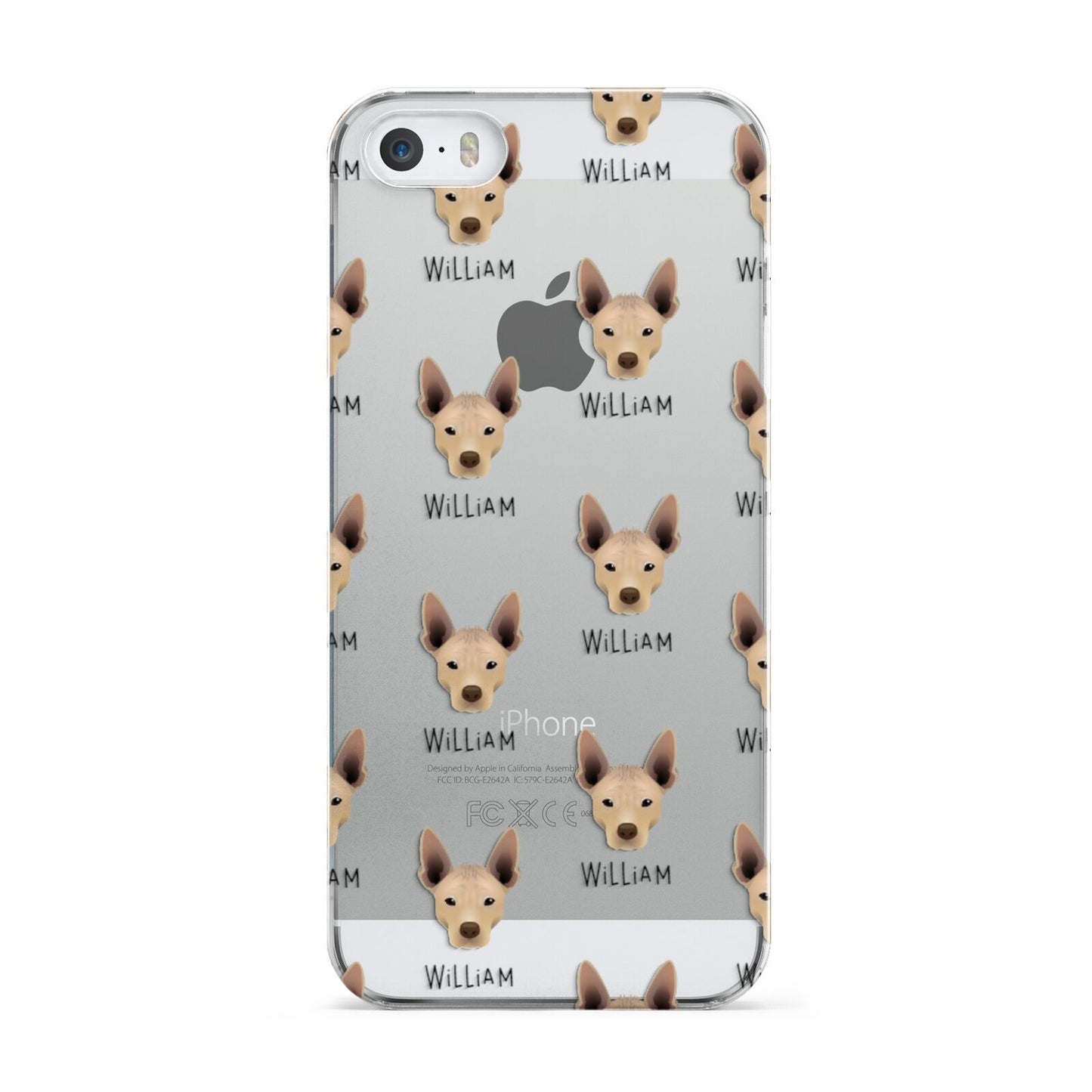 Mexican Hairless Icon with Name Apple iPhone 5 Case