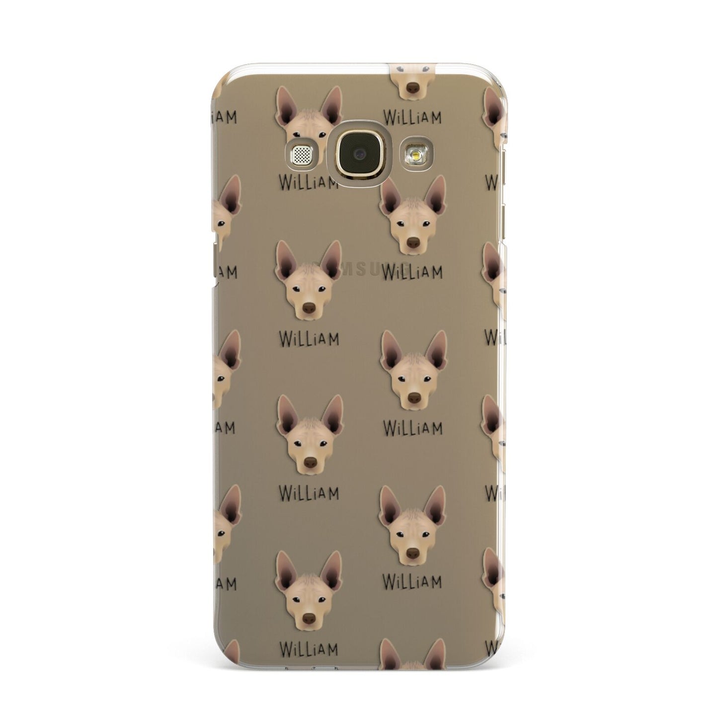Mexican Hairless Icon with Name Samsung Galaxy A8 Case