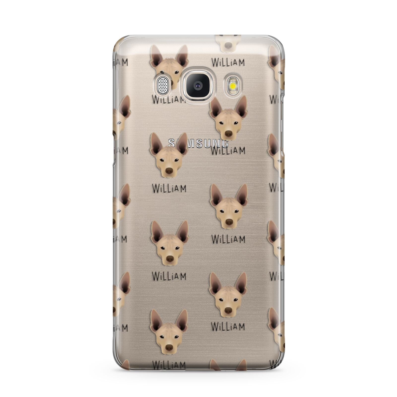 Mexican Hairless Icon with Name Samsung Galaxy J5 2016 Case