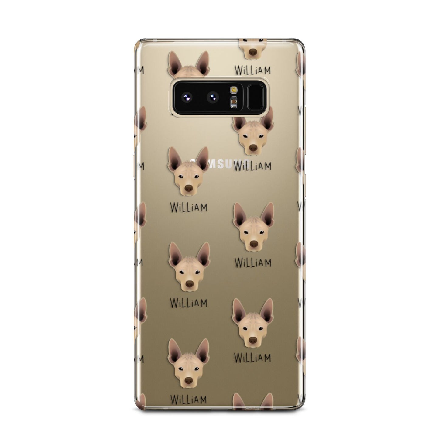 Mexican Hairless Icon with Name Samsung Galaxy Note 8 Case