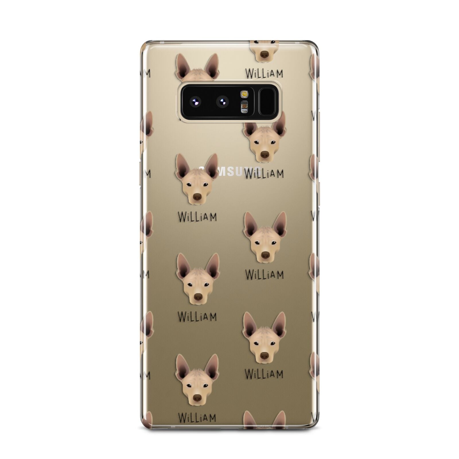 Mexican Hairless Icon with Name Samsung Galaxy Note 8 Case