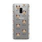 Mexican Hairless Icon with Name Samsung Galaxy S9 Plus Case on Silver phone