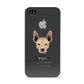 Mexican Hairless Personalised Apple iPhone 4s Case