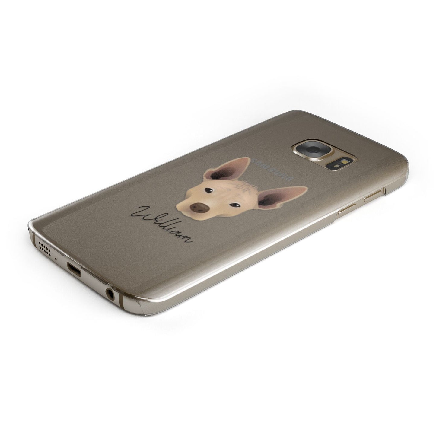 Mexican Hairless Personalised Samsung Galaxy Case Bottom Cutout