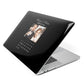 Milestone Date Personalised Photo Apple MacBook Case Side View