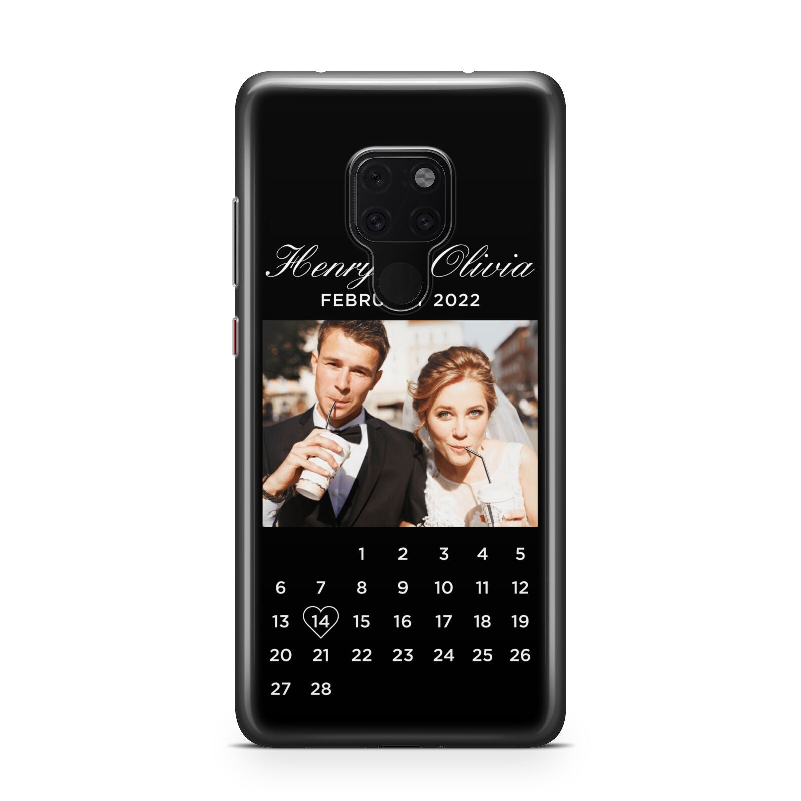 Milestone Date Personalised Photo Huawei Mate 20 Phone Case