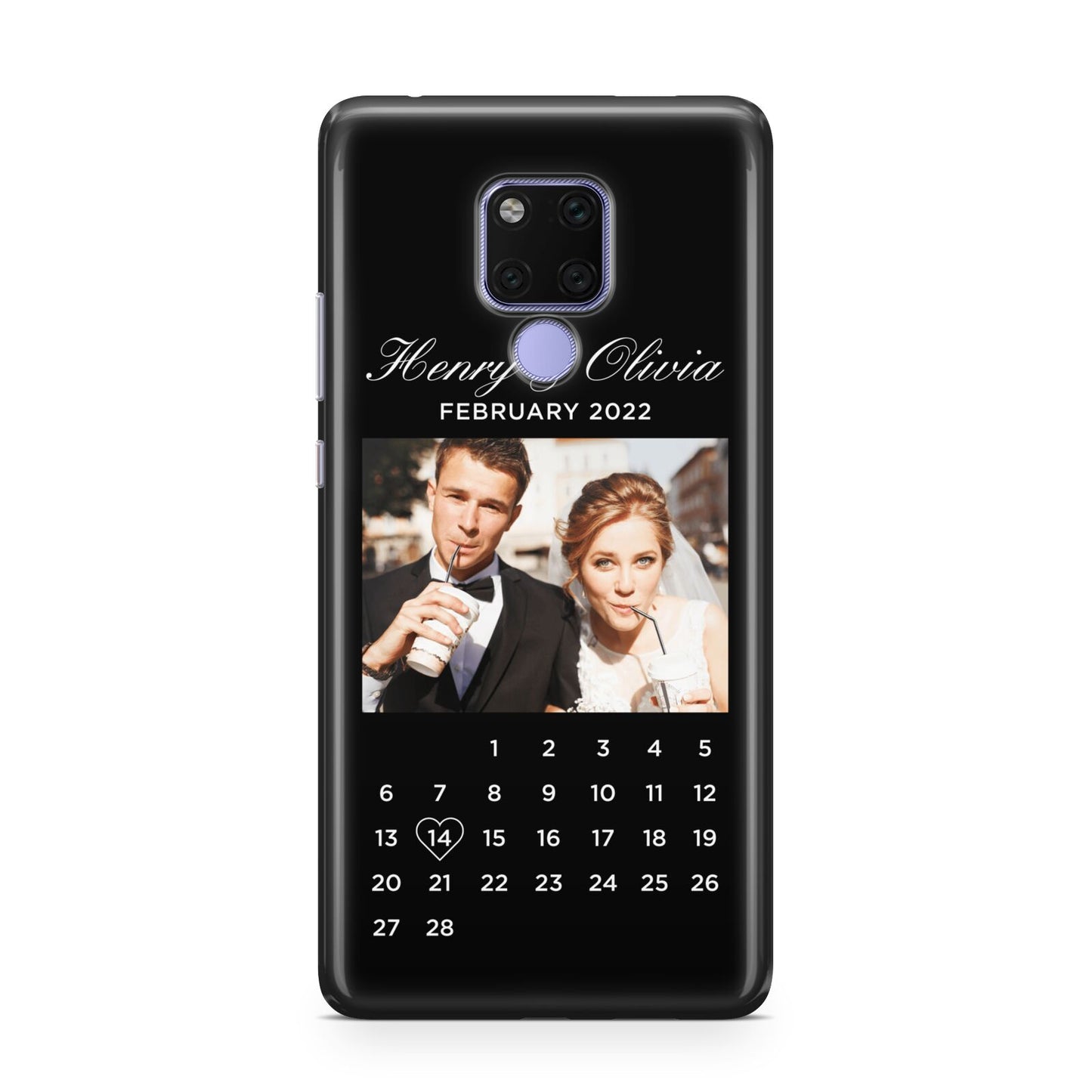 Milestone Date Personalised Photo Huawei Mate 20X Phone Case