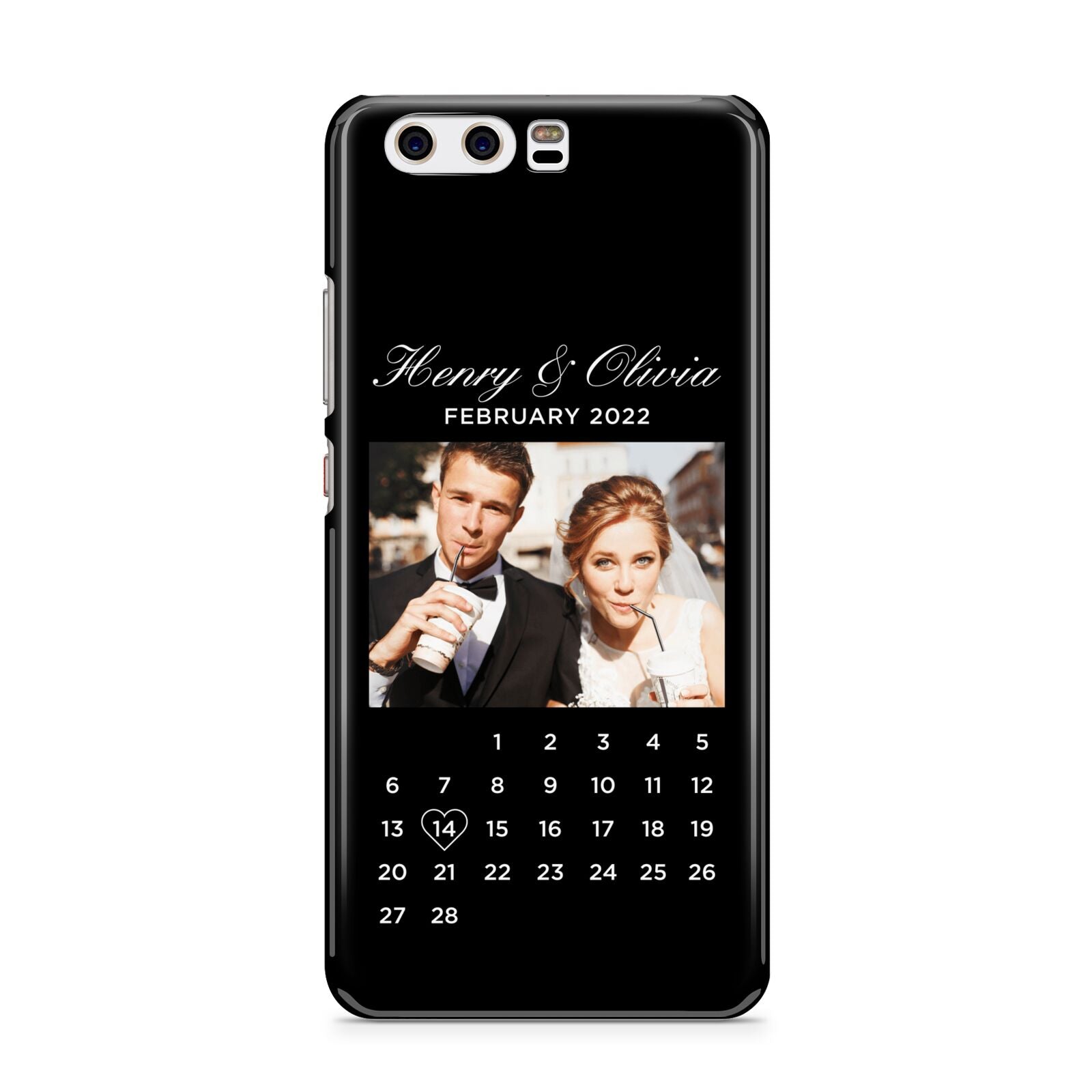 Milestone Date Personalised Photo Huawei P10 Phone Case