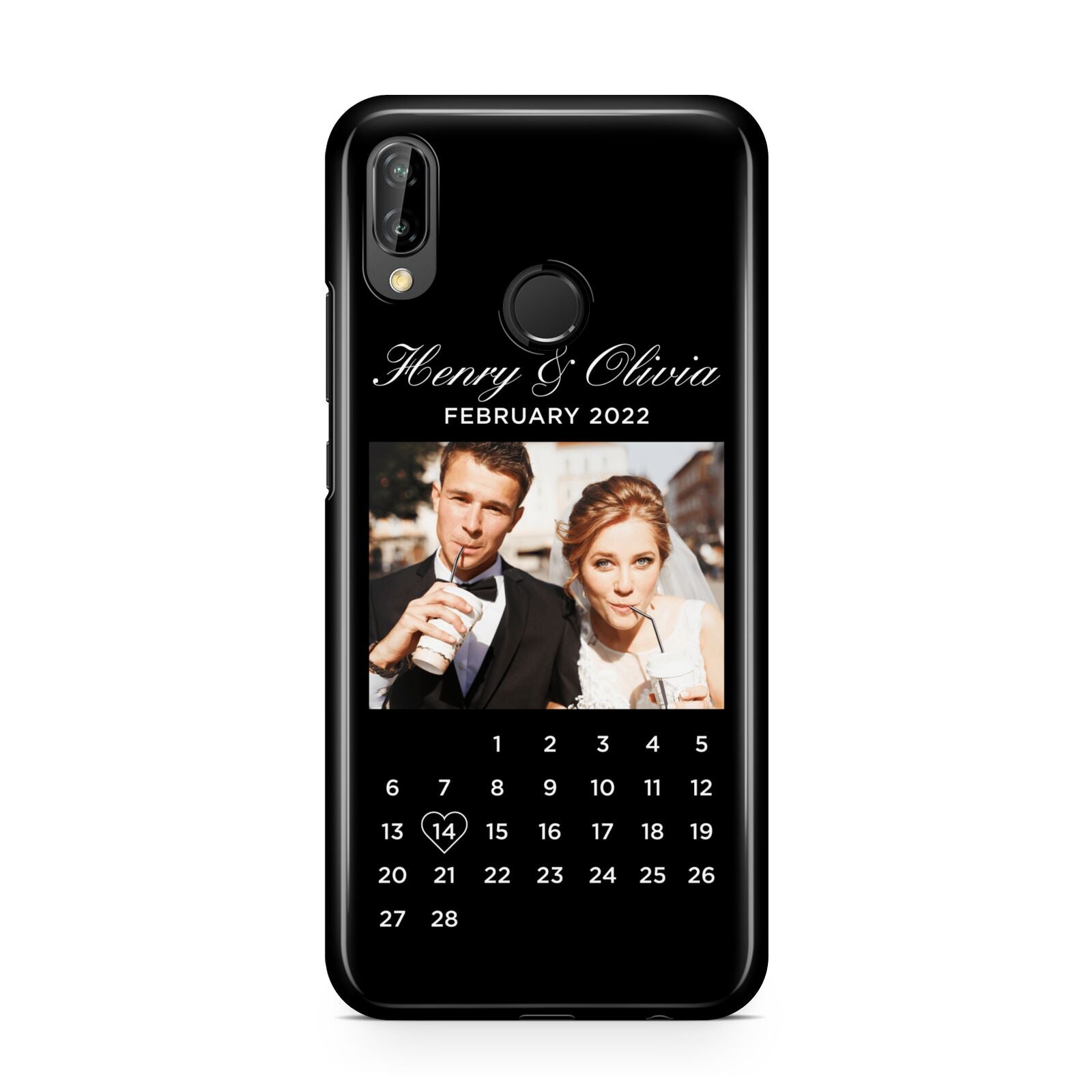 Milestone Date Personalised Photo Huawei P20 Lite Phone Case