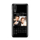 Milestone Date Personalised Photo Huawei P20 Phone Case