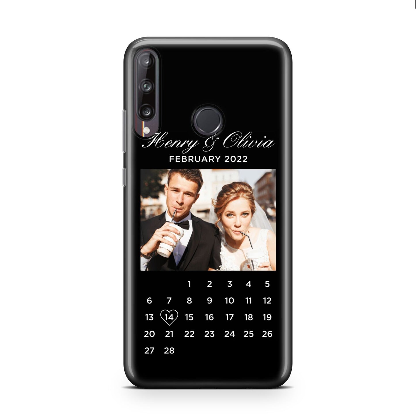 Milestone Date Personalised Photo Huawei P40 Lite E Phone Case