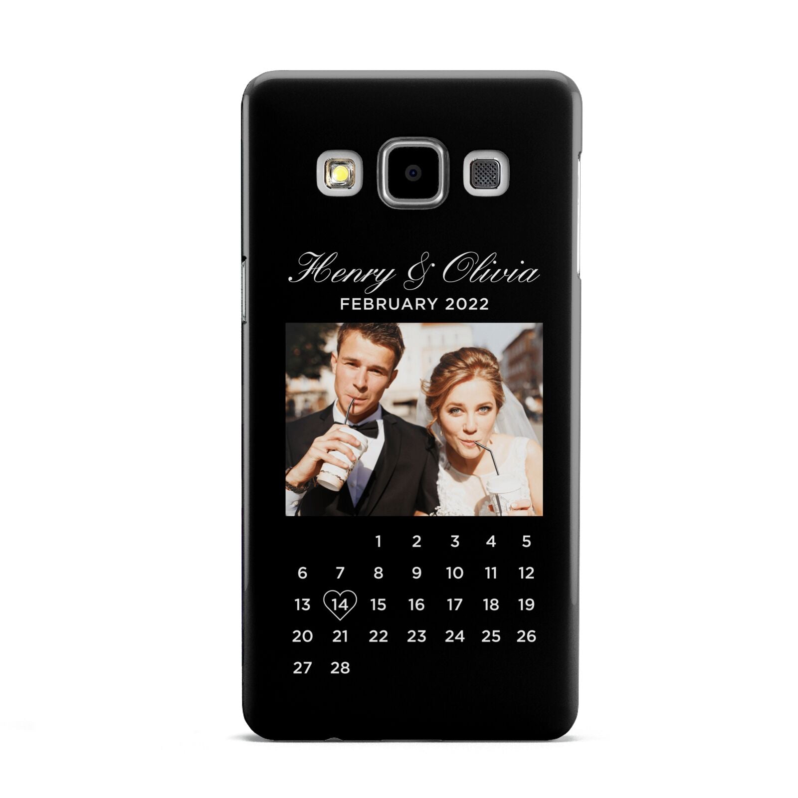 Milestone Date Personalised Photo Samsung Galaxy A5 Case