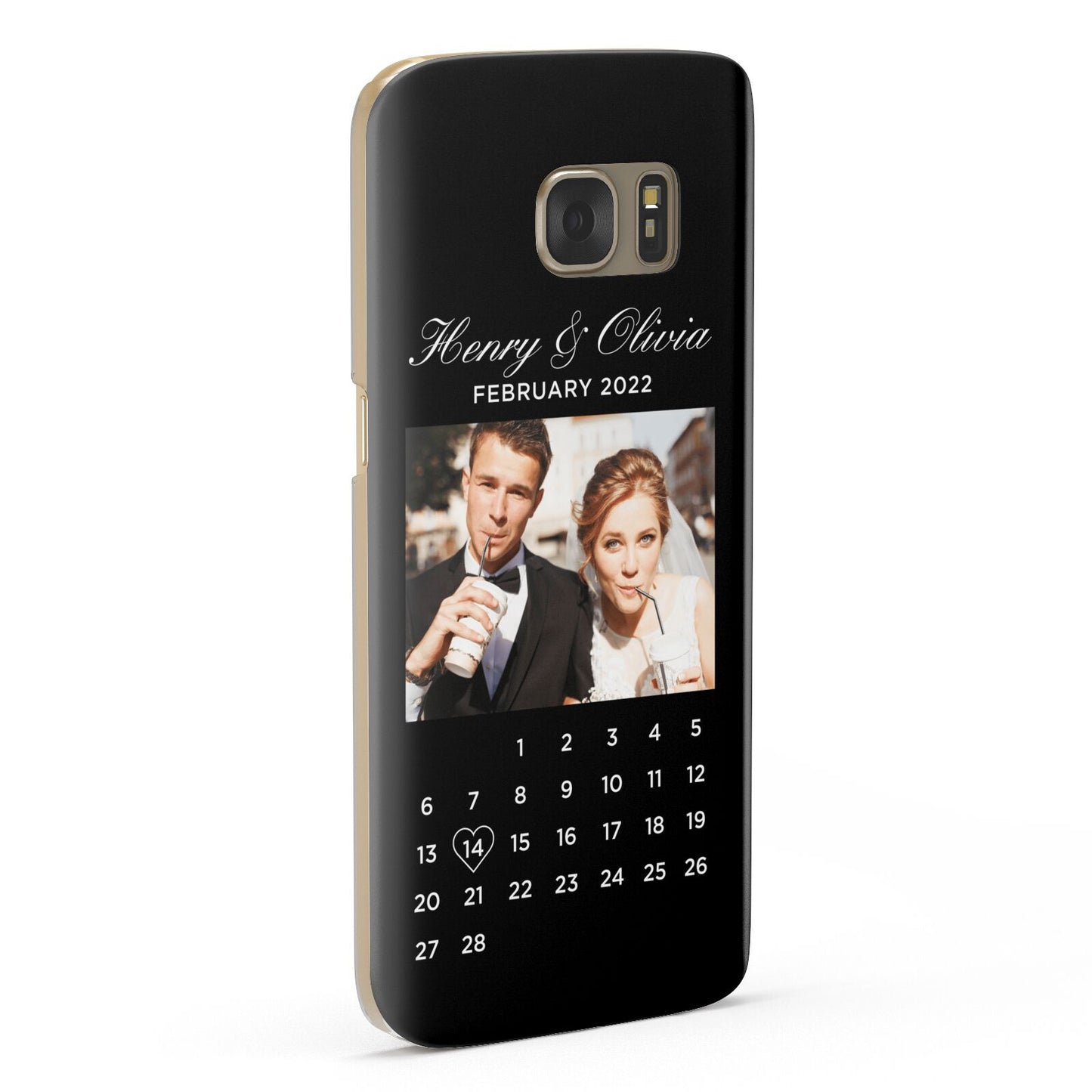 Milestone Date Personalised Photo Samsung Galaxy Case Fourty Five Degrees
