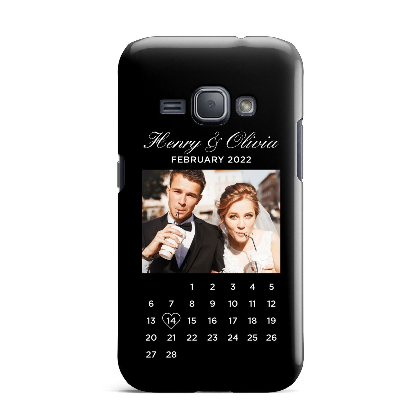 Milestone Date Personalised Photo Samsung Galaxy J1 2016 Case
