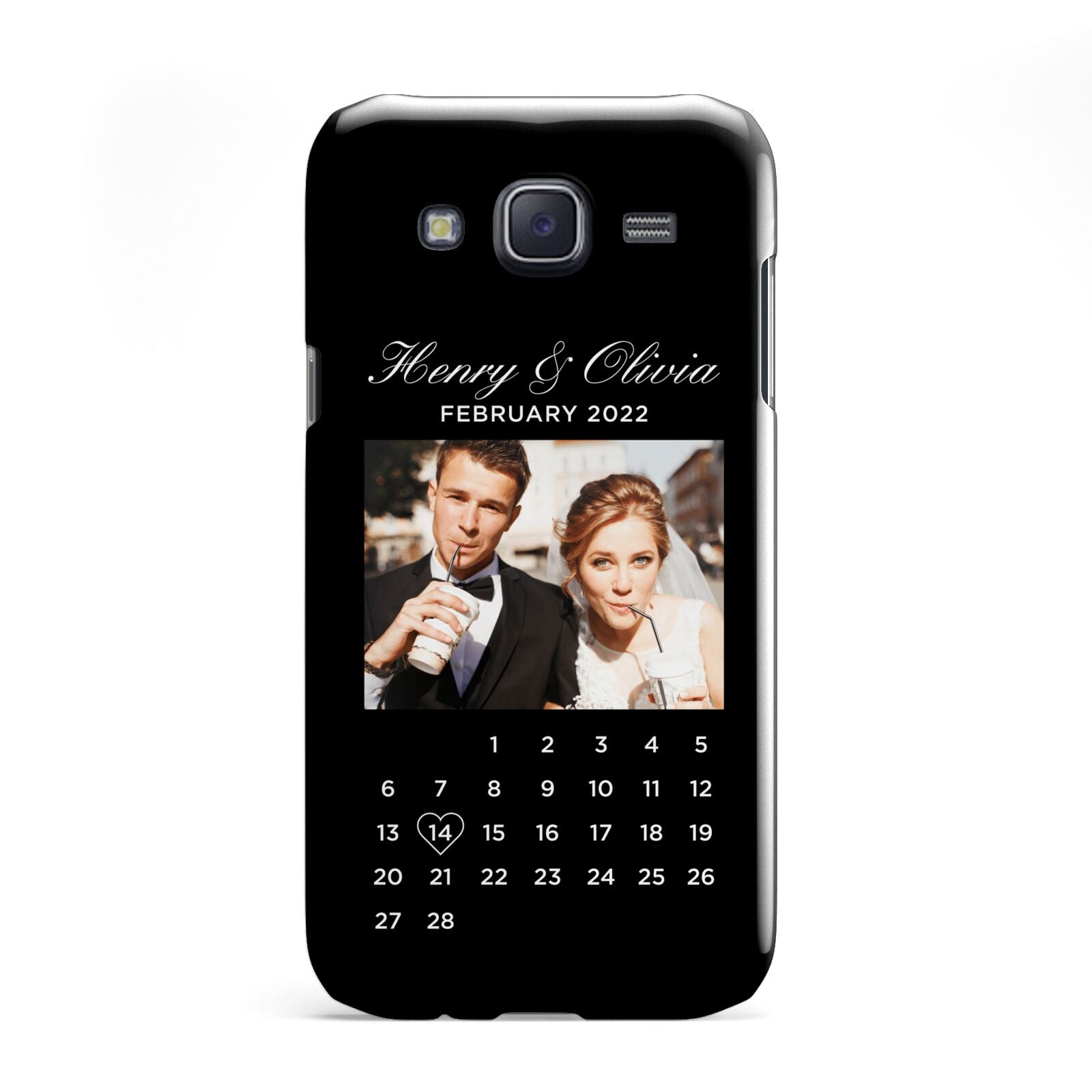 Milestone Date Personalised Photo Samsung Galaxy J5 Case