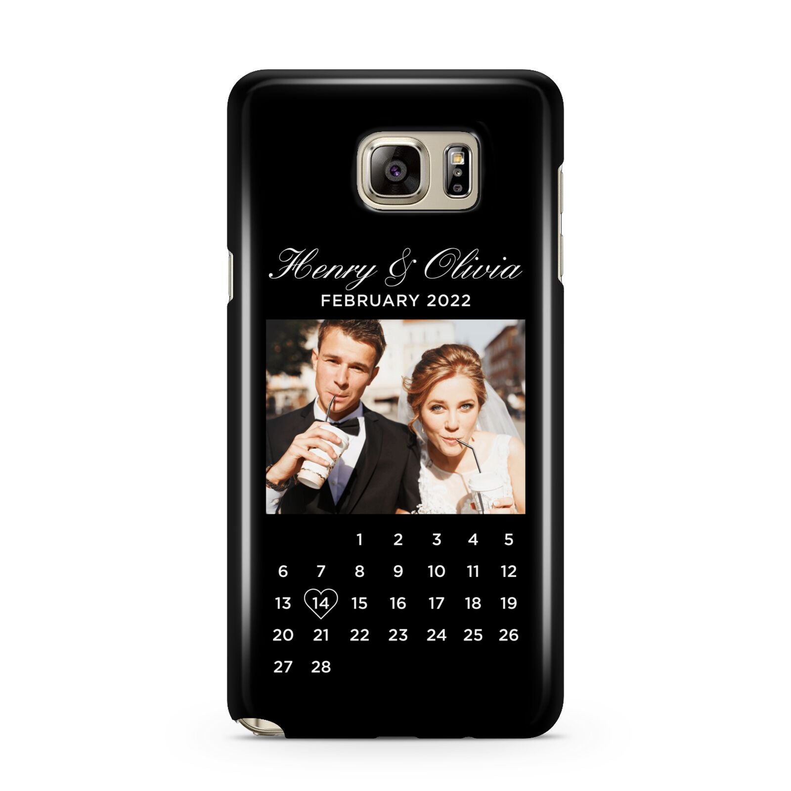Milestone Date Personalised Photo Samsung Galaxy Note 5 Case